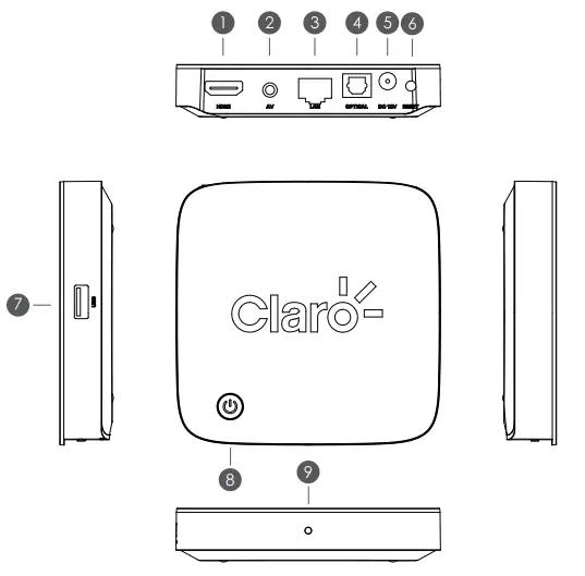 Claro SEI800CCOA Set Top Box - device