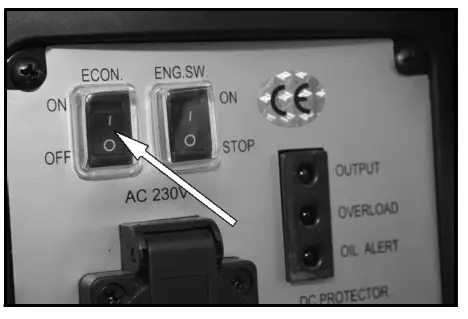 Clarke IG1200D 1100W Inverter Generator- DC POWER 2