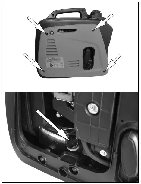 Clarke IG1200D 1100W Inverter Generator- ENGINE OIL 2