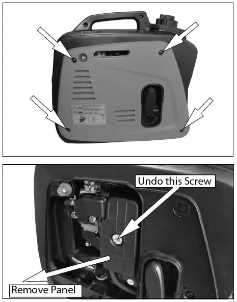 Clarke IG1200D 1100W Inverter Generator- HOURS OF USE