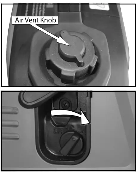 Clarke IG1200D 1100W Inverter Generator- STARTING THE ENGINE