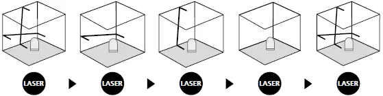 Laserliner 081.336A SmartVision-Laser Set Cross Line Laser Self Leveling Range Fig4