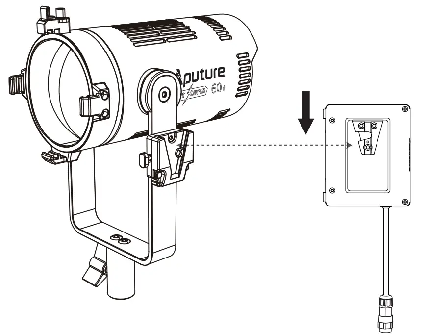 Aputure LS 60d Light Storm Daylight LED Light - fig 21