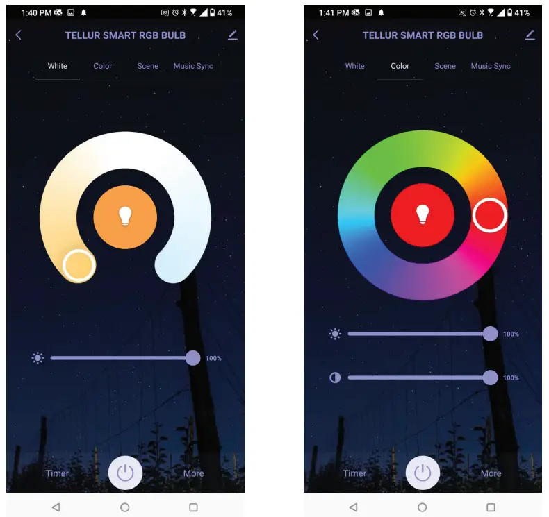 TELLUR TLl331341 WiFi Smart RGB Bulb E27 - fig 6