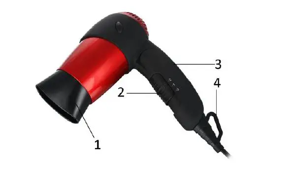 emerio HD-114387 Compact Travel Hair Dryer 1