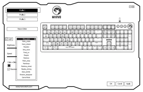 MARVO KG917 Mechanical Gaming Keyboard - Fig10
