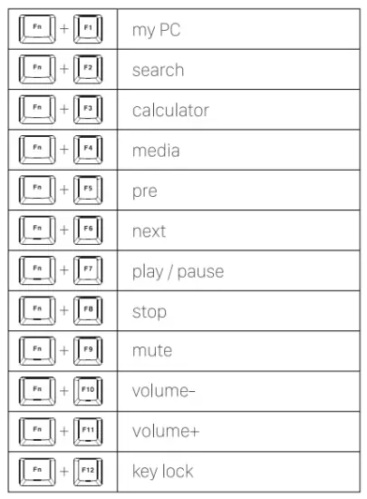 MARVO KG917 Mechanical Gaming Keyboard - Fig5