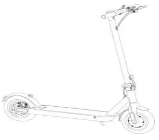 PHAEWO FW H85B Foldable Electric Scooter - Vehicle