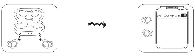 WINTORY AIR 2 True Wireless Earphone - Binaural usage