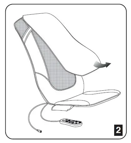 Rowenta MM8050F0 Shiatsu Massage Seat Cover fig 3