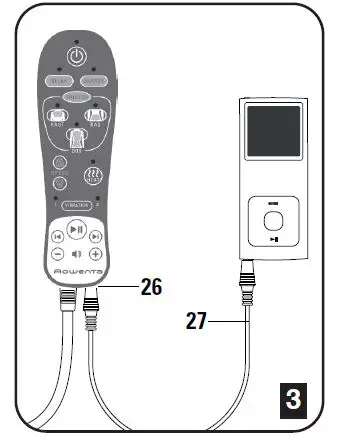 Rowenta MM8050F0 Shiatsu Massage Seat Cover fig 4