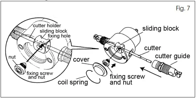 Clarke DHC 2 Double Headed Metal Nibbler - CHANGING THE CUTTER 2