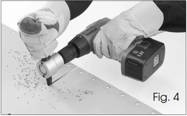 Clarke DHC 2 Double Headed Metal Nibbler - OPERATION 1