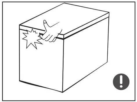 Midea JHCF198M Mini 198L Chest Freezer - electricity related warnings 6