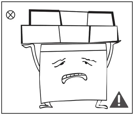 Midea JHCF198M Mini 198L Chest Freezer - electricity related warnings 8