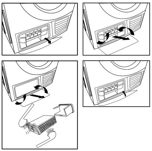 kogan 7kg Heat Pump Dryer Instruction Manual - WASHING THE AIR CONDENSER