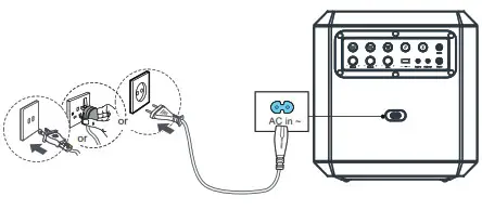 PHILIPS TAX4207 4000 Series Bluetooth Party Speaker - Connect to power