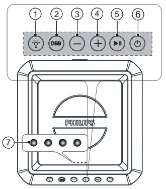 PHILIPS TAX4207 4000 Series Bluetooth Party Speaker - Party speaker 1