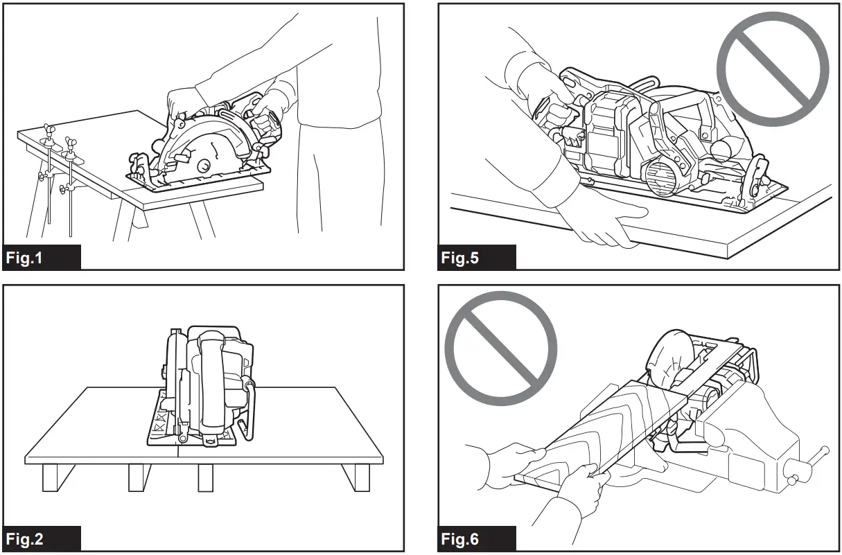 makita RS002G Cordless Rear Handle Saw - fig1