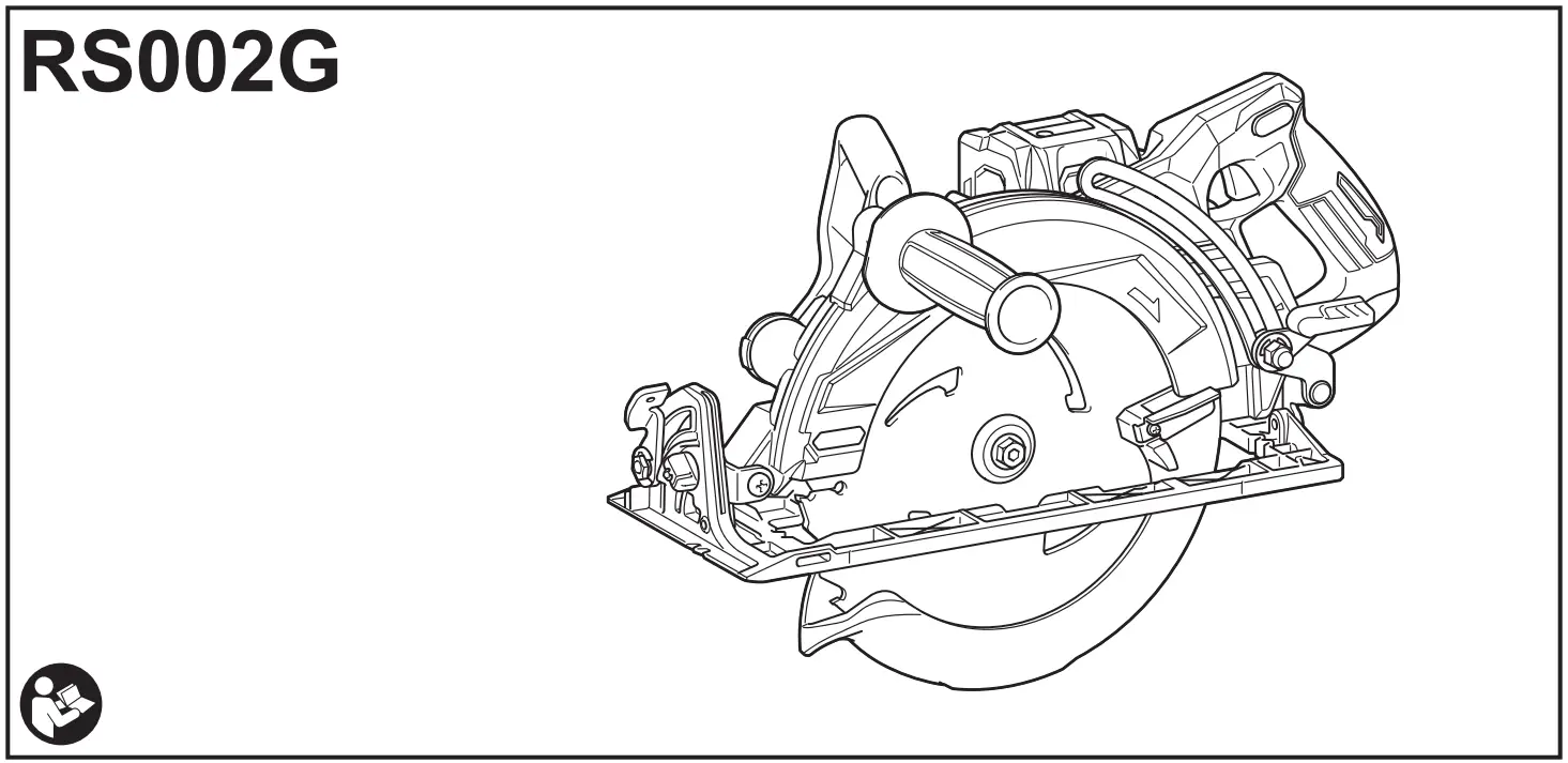 makita RS002G Cordless Rear Handle Saw