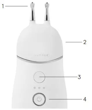NuFACE 40320 Trinity Effective Lip and Eye Attachment Set - trinity
