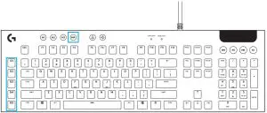 a close up of a keyboard