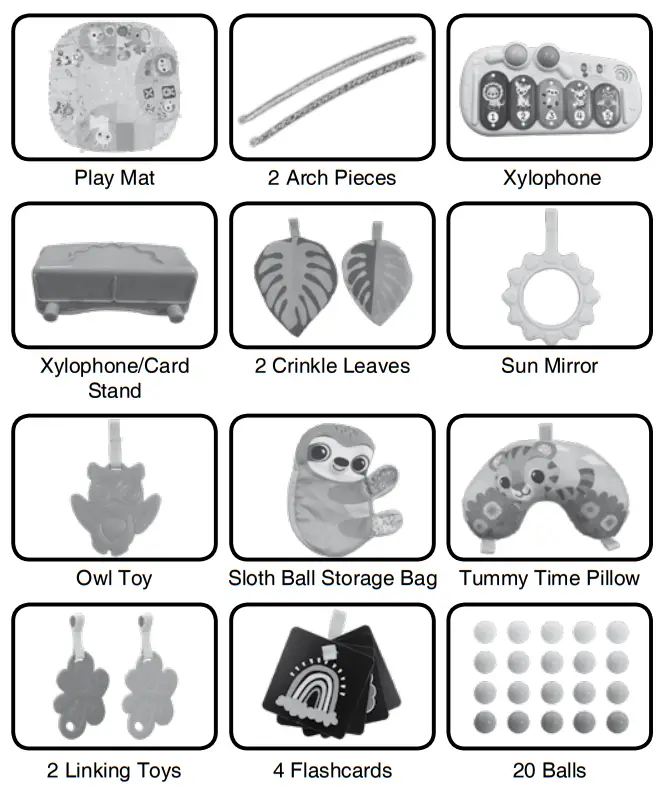 vtech 550003 7-In-1 Grow with Baby Sensory Gym - fig 5