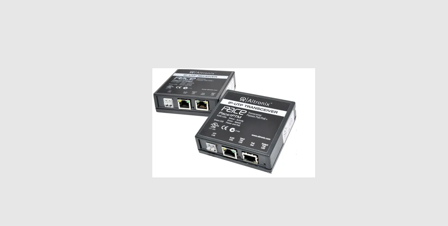 Altronix 10base-t1l Pace 1kl Single Pair Ethernet Media Adaptor Installation Guide Altronix 10base-t1l Pace 1kl Single Pair Ethernet Media Adaptor Installation Guide