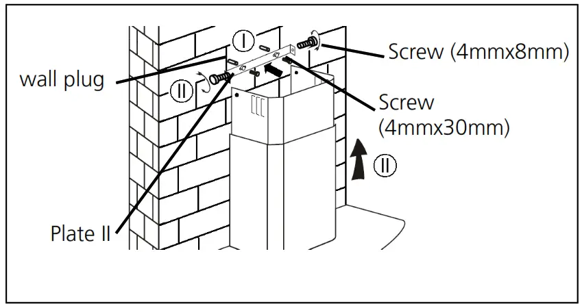 caple CGC610CGC710CGC910 Chimney Hood - chimney