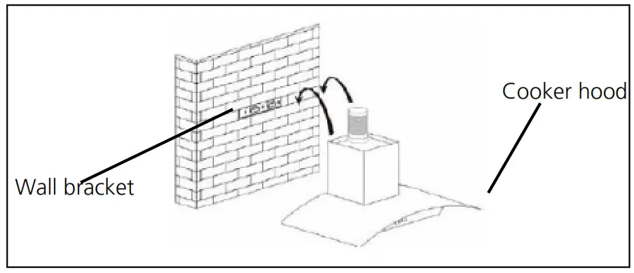 caple CGC610CGC710CGC910 Chimney Hood - cooker