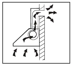 caple CGC610CGC710CGC910 Chimney Hood - outside
