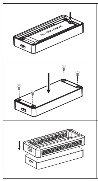 SABRENT EC-WPNE USB 3.2 Rugged Waterproof SSD Enclosure fig 3