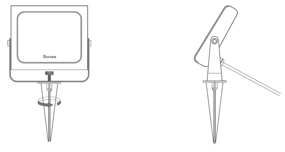 Govee H7061 RGBIC FLOOD LIGHTS - Figure 2