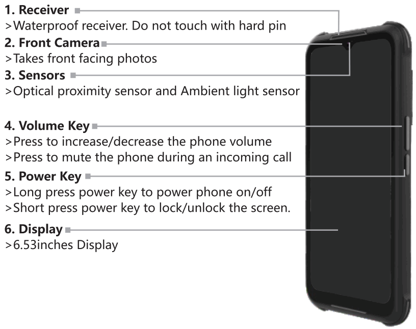 AGM H5 Pro Smartphone - FIG 1
