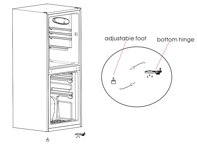 HADEN Fridge Freezer - other side