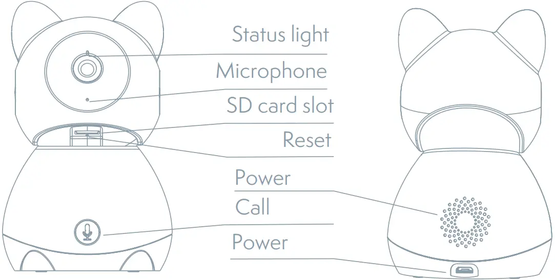 TESLA Speed 9S Smart Camera 360 Baby - fig 1