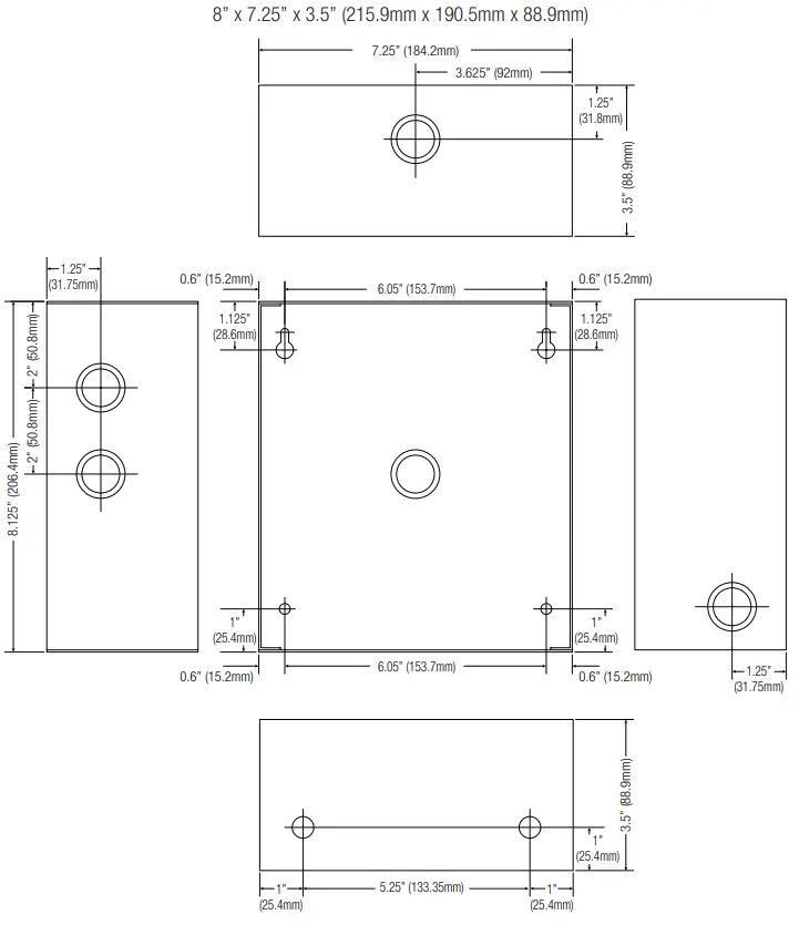 Altronix MOM5C Outlet Access Power Distribution Module - fig8