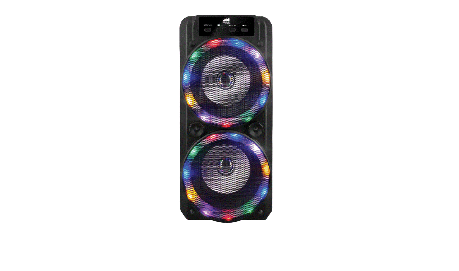 Naxa Nds-4506 Portable Dual 4″ Bluetooth Party Speaker With Multi-color Circular Lights-complete Features/instruction Guide