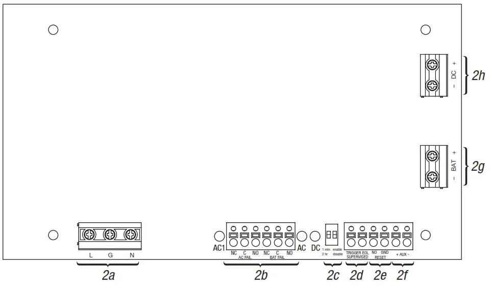 Altronix eFlow104NK8 Dual Output Power Supply Chargers - fig3