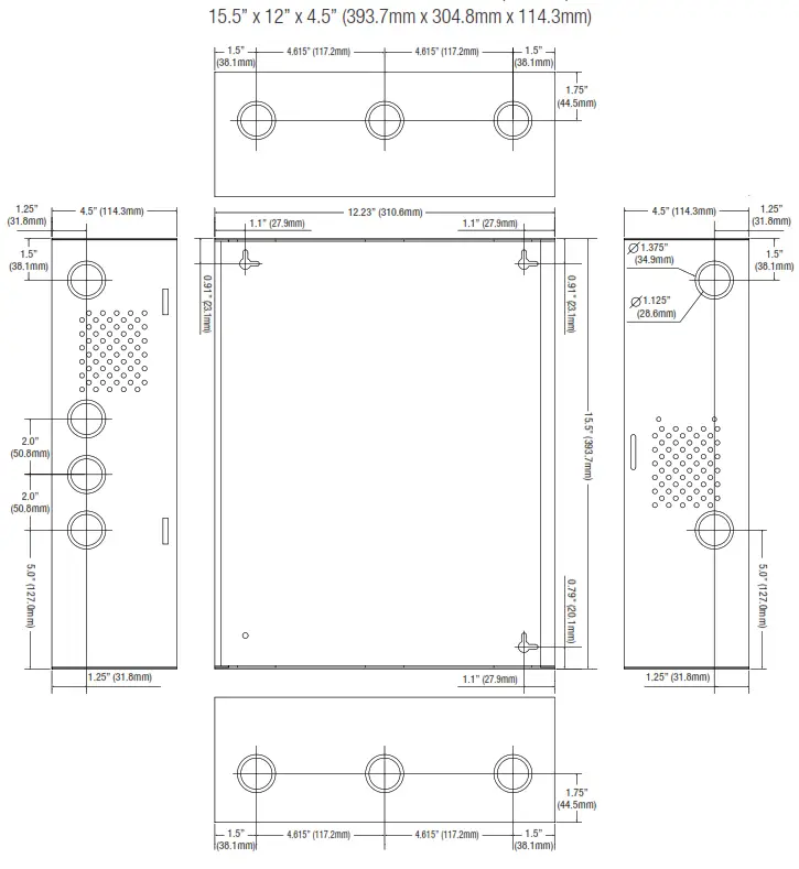 Altronix eFlow104NK8 Dual Output Power Supply Chargers - fig5