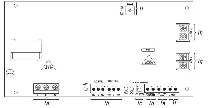 Altronix eFlow6N Series Power Supply-Chargers fig (1)