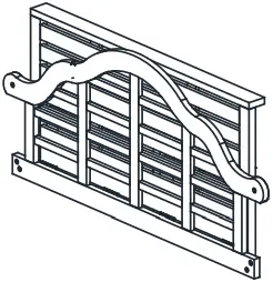 COSTWAY OP70341 Folding Wood Lutyens Garden Bench 04C