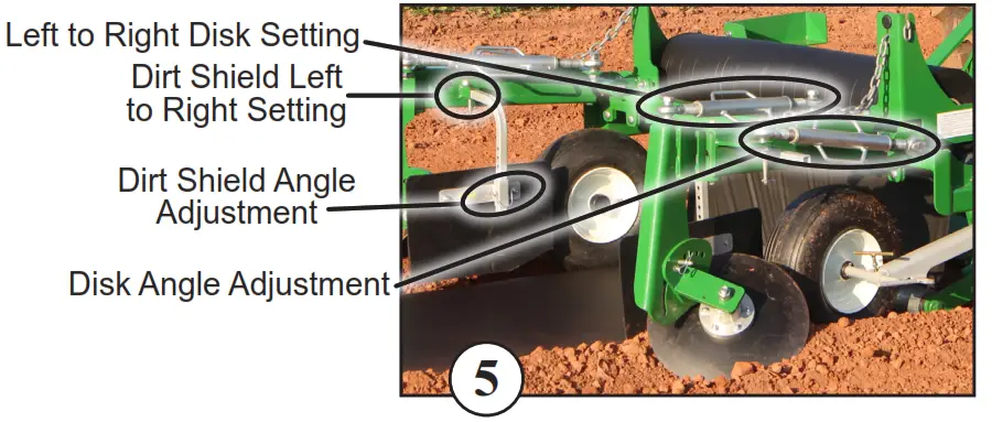 Rain-Flo 2370 Flat Bed Plastic Mulch Layer - 4