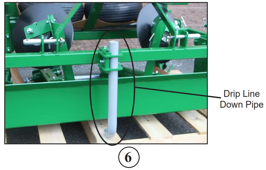 Rain-Flo 2370 Flat Bed Plastic Mulch Layer - 6