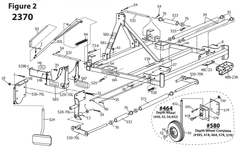 Rain-Flo 2370 Flat Bed Plastic Mulch Layer - FIG2