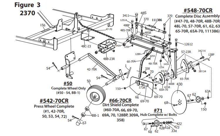 Rain-Flo 2370 Flat Bed Plastic Mulch Layer - FIG3