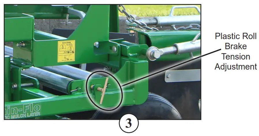 Rain-Flo 2370 Flat Bed Plastic Mulch Layer - Tension