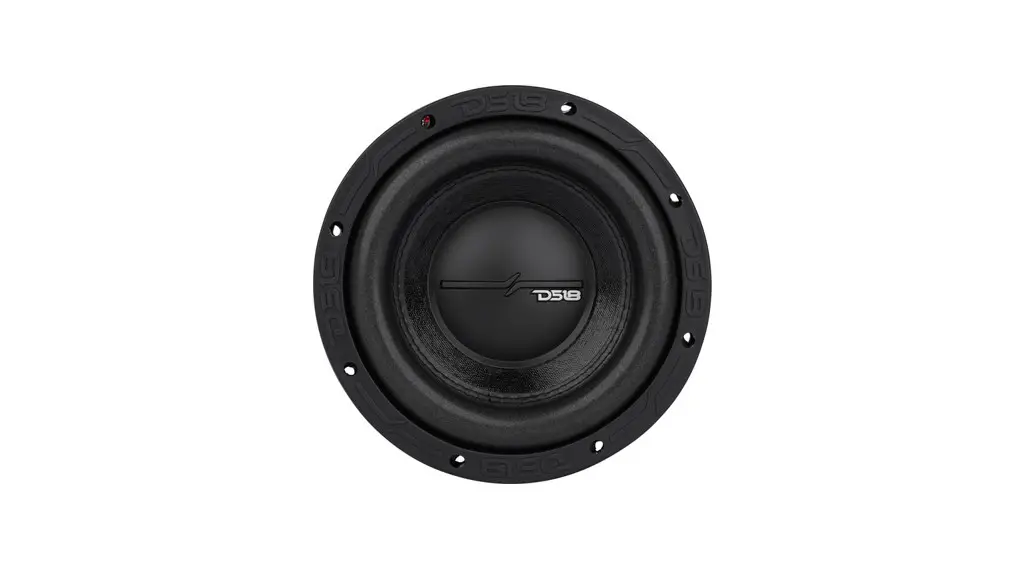Ds18 Zr8.2d 8 Inch Subwoofer Owner's Manual