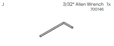 INNOVATIVE MNPA10-6200M PoS Payment Terminal Adapters - 332 Allen Wrench