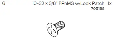 INNOVATIVE MNPA10-6200M PoS Payment Terminal Adapters - Lock Patch